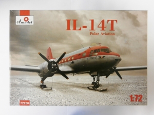 A MODEL 1/72 72258 ILYUSHIN IL-14T POLAR AVIATION